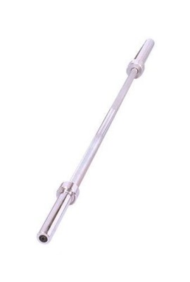 Olympic-5-foot-Chrome-Straight-Bar-w-Olympic-Training-Collars-0