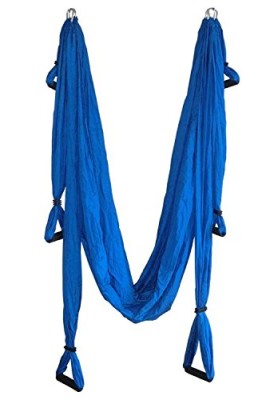 Omitree-Deluxe-660-Lb-Decompression-Inversion-Therapy-Yoga-Swing-Aerial-Hammock-Flying-Yoga-Strap-Navy-0