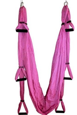 Omitree-Deluxe-660-Lb-Decompression-Inversion-Therapy-Yoga-Swing-Aerial-Hammock-Flying-Yoga-Strap-Pink-by-Omitree-0