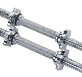 Regular-1-x-16-Dumbbell-Handles-Pair-Threaded-w-Star-Collars-0