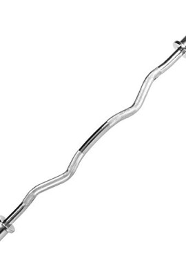 XMark-47-Chrome-Olympic-Econo-EZ-Curl-Bar-XM-3670-0-3