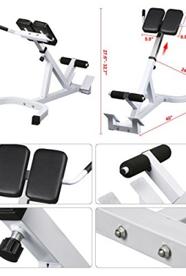 Yaheetech-45-Degree-Hyperextension-Roman-Chair-Back-Exercise-Bench-Gym-Abdominal-0-3