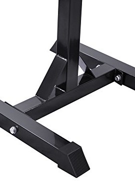 Yaheetech-Pair-of-Adjustable-Standard-Solid-Steel-Squat-Stands-Barbell-Free-Press-Bench-0-1