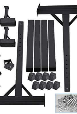 Yaheetech-Pair-of-Adjustable-Standard-Solid-Steel-Squat-Stands-Barbell-Free-Press-Bench-0-3