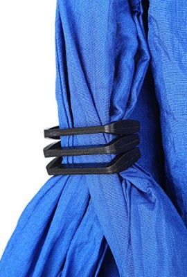 YahillTM-Deluxe-25-Yards-Elastic-Decompression-Inversion-Therapy-Anti-Gravity-Yoga-Swing-Aerial-Yoga-Hammock-Flying-Yoga-Strap-Yoga-Trapeze-Yoga-Sling-Capable-of-2000-Lb-Blue-0-2