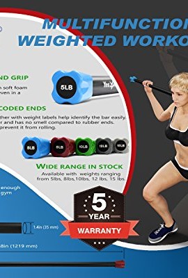 Yes4all-Total-Body-Workout-Multifunctional-Exercise-Bar-Weighted-Workout-Bar-0-2