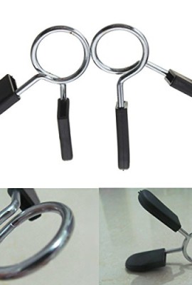 Yosoo-2pcs-Fitness-Training-Equipment-Standard-25mm-Barbell-Gym-Weight-Bar-Dumbbell-Lock-Clamp-Spring-Collar-Clips-0-0