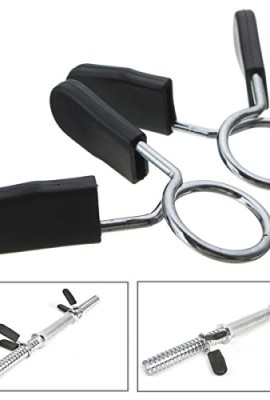 Yosoo-2pcs-Fitness-Training-Equipment-Standard-25mm-Barbell-Gym-Weight-Bar-Dumbbell-Lock-Clamp-Spring-Collar-Clips-0-2